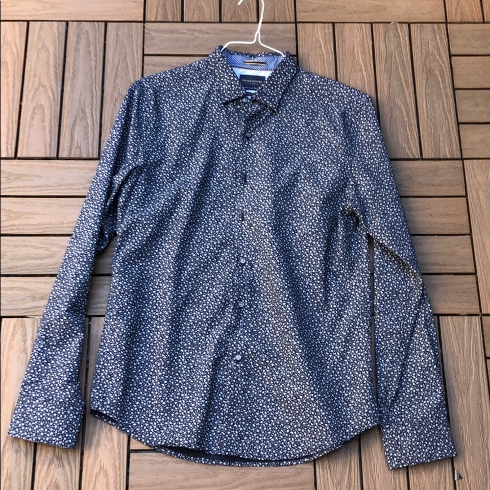 Denim and Flower long sleeve